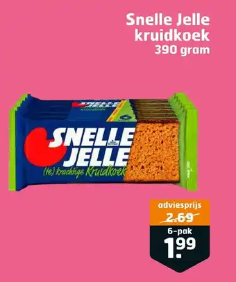 Trekpleister Snelle Jelle kruidkoek 390 gram aanbieding