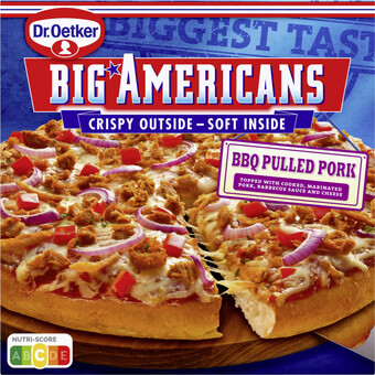 Albert Heijn Dr. oetker big americans pizza bbq pulled pork aanbieding