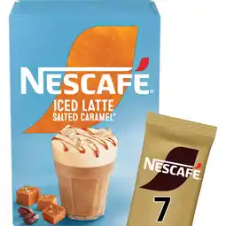 Albert Heijn Nescafé iced salted caramel oploskoffie aanbieding