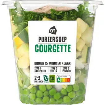 Albert Heijn Ah pureersoep courgette aanbieding