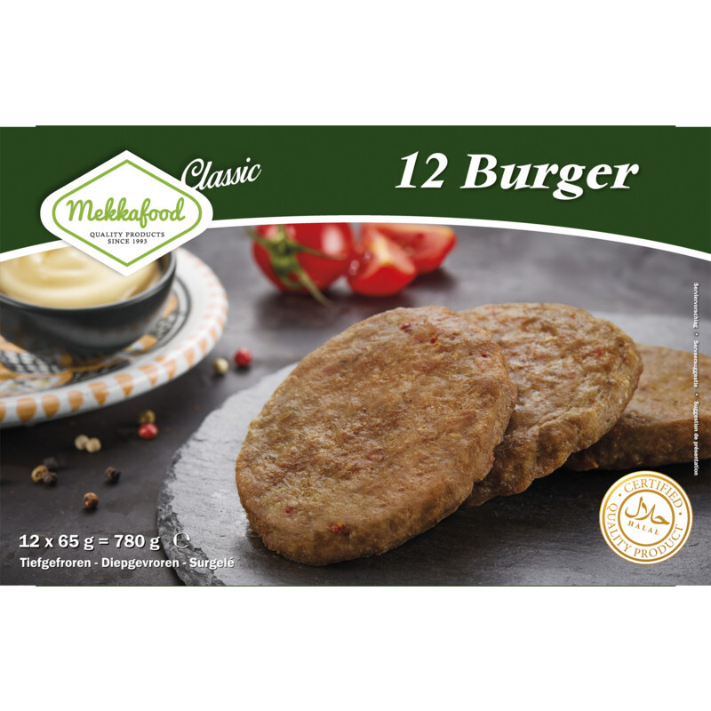 Mekkafood 12 burgers halal aanbieding bij Albert Heijn