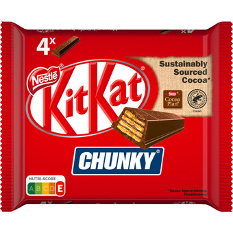 Albert Heijn Kitkat chunky reep 4-pack aanbieding