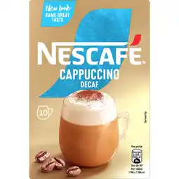 Albert Heijn Nescafé gold cappuccino decaf oploskoffie aanbieding