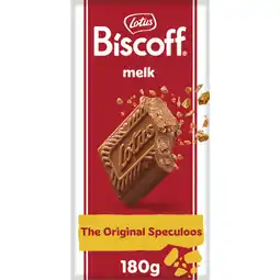 Albert Heijn Lotus biscoff speculoos melk chocolade aanbieding