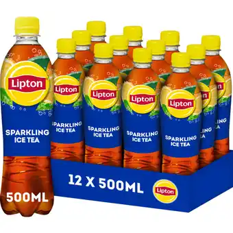 Albert Heijn Lipton original sparkling ice tea tray aanbieding