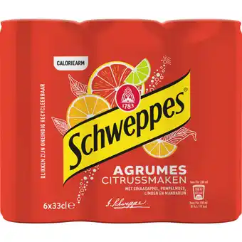 Albert Heijn Schweppes agrumes 6-pack aanbieding