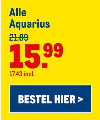 Makro Alle Aquarius aanbieding