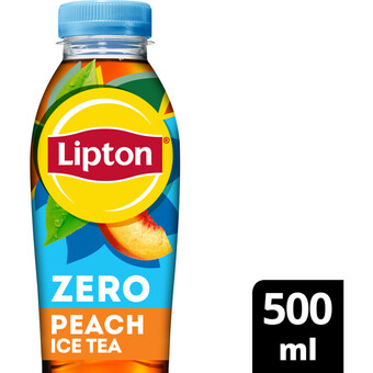 Albert Heijn Lipton peach ice tea zero sugar aanbieding