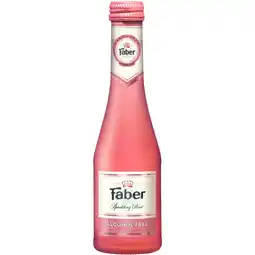 Albert Heijn Faber sparkling rosé alcoholvrij aanbieding