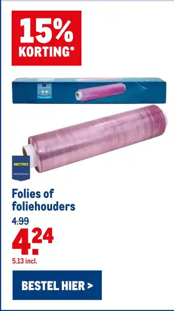 Makro Folies of foliehouders aanbieding