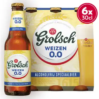 Albert Heijn Grolsch weizen 0.0% 6-pack aanbieding