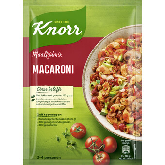 Albert Heijn Knorr maaltijdmix macaroni aanbieding