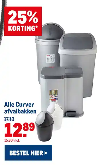 Makro Alle Curver afvalbakken aanbieding