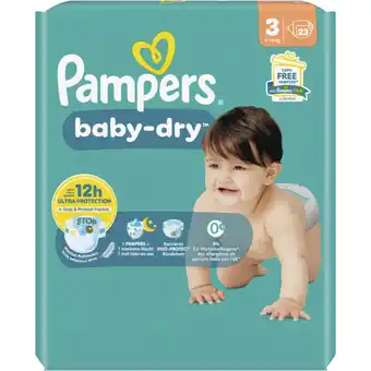Albert Heijn Pampers baby-dry luiers maat 3 aanbieding