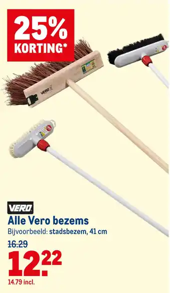 Makro Alle Vero bezems aanbieding