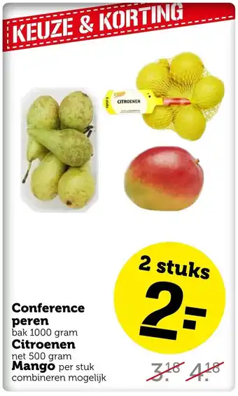 Coop Conference peren 1000 gram aanbieding