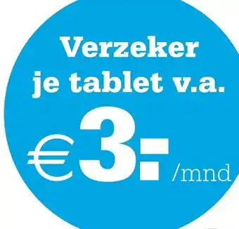 Telecombinatie Tablet verzekering aanbieding