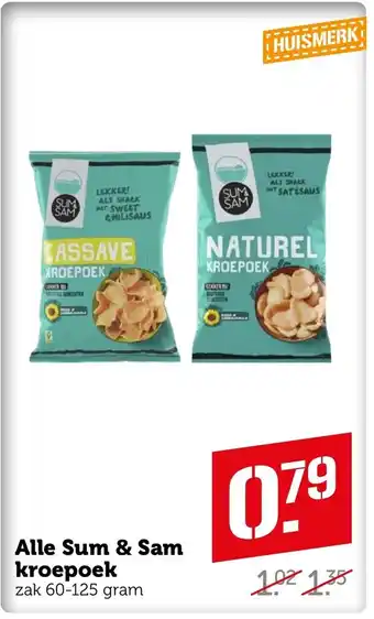 Coop Alle Sum & Sam kroepoek aanbieding