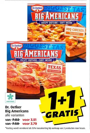 Boni Dr. Oetker Big Americans aanbieding