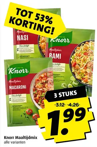 Boni Knorr Maaltijdmix aanbieding