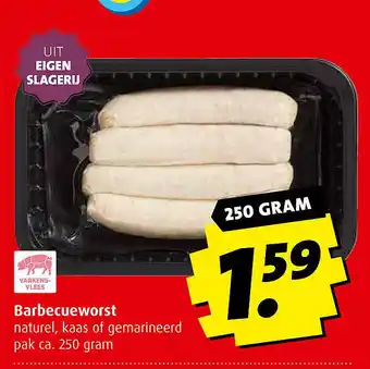 Boni Barbecueworst aanbieding