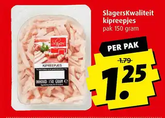 Boni Slagerskwaliteit kipreepjes aanbieding