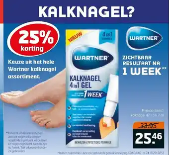 Trekpleister Wartner Kalknagel assortiment aanbieding