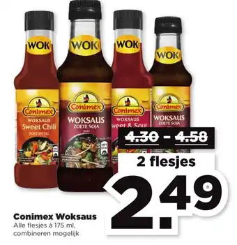 PLUS Conimex woksaus 175ml aanbieding