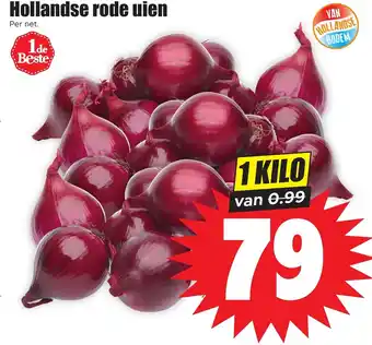 Dirk Hollandse rode uien aanbieding