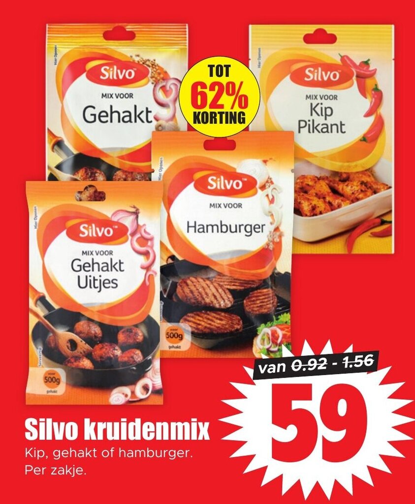 Silvo kruidenmix aanbieding bij Dirk