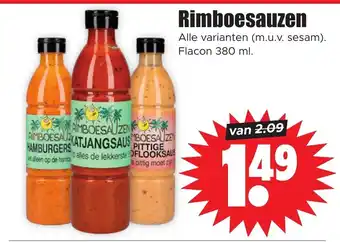 Dirk Rimboesauzen 380ml aanbieding