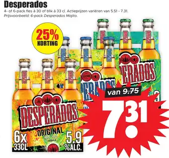 Dirk Desperados 33cl aanbieding