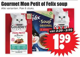 Dirk Gourmet mon petit of felix soup aanbieding