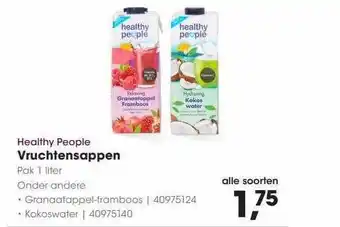 HANOS Healthy people vruchtensappen aanbieding