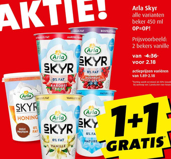 Boni Arla skyr aanbieding