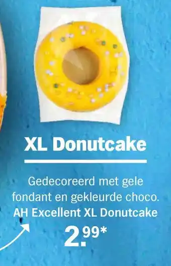 Albert Heijn Ah excellent xl donutcake aanbieding