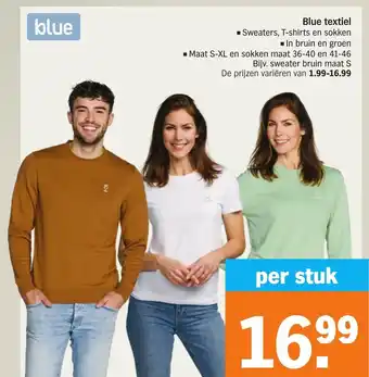 Albert Heijn Sweater bruin maat S aanbieding