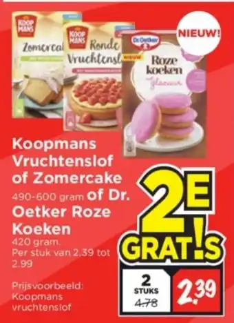 Vomar Voordeelmarkt Koopmans vruchtenslof aanbieding