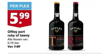 Hoogvliet Offley port ruby of tawny aanbieding