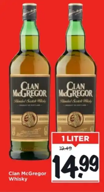 Vomar Voordeelmarkt Clan mcgregor whisky 1 liter aanbieding