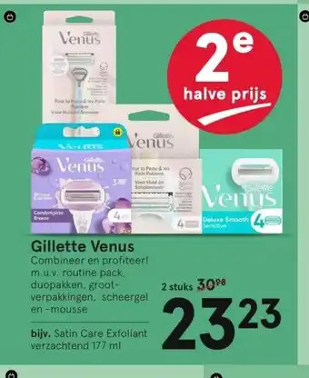 Etos Gillette Venus aanbieding