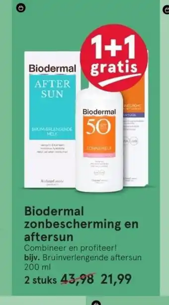 Etos Biodermal zonbescherming en aftersun aanbieding