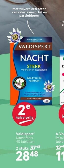 Etos Valdispert Nacht Sterk 40 tabletten aanbieding