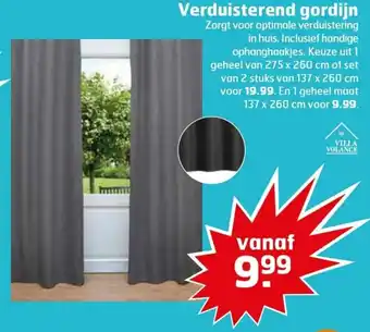 Trekpleister Villa Volance Verduisterend gordijn 137*260 cm aanbieding