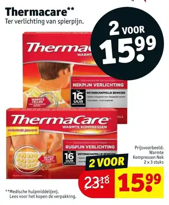 Kruidvat Thermacare warmte kompressen nek 2 x 3 stuk aanbieding