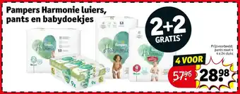 Kruidvat Pampers pants maat 4 4 x 24 stuks aanbieding