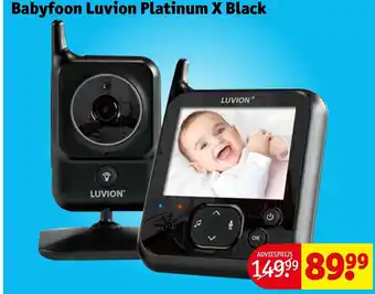 Kruidvat Babyfoon luvion platinum X black aanbieding