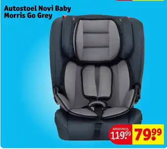 Kruidvat Autostoel novi baby morris go grey aanbieding