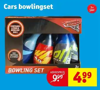 Kruidvat Cars bowlingset aanbieding