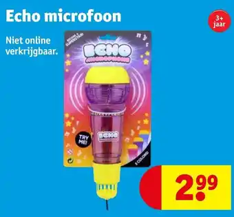 Kruidvat Echo microfoon aanbieding